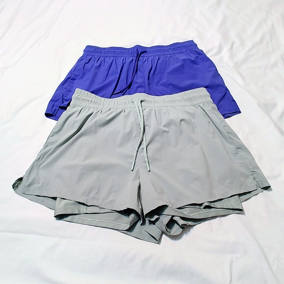 Spyder Pants - Spyder Women's Athletic Shorts in Gray and Blue